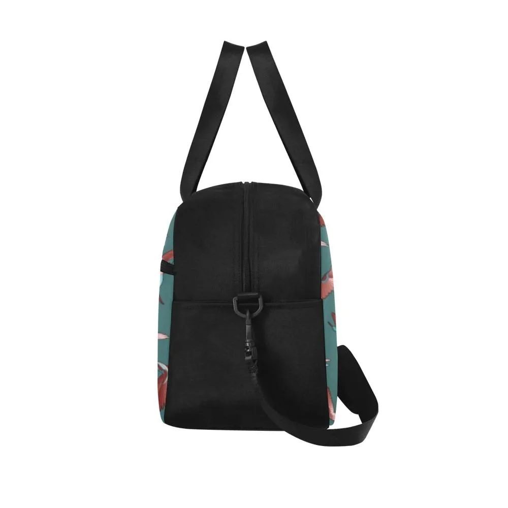 Red Swift Turquoise Fitness Handbag