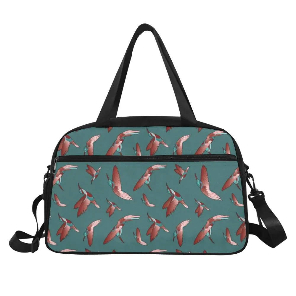 Red Swift Turquoise Fitness Handbag