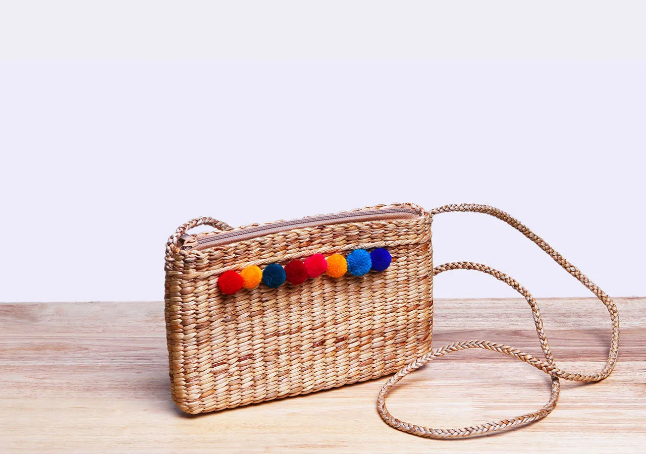 Straw Crossbody Bag