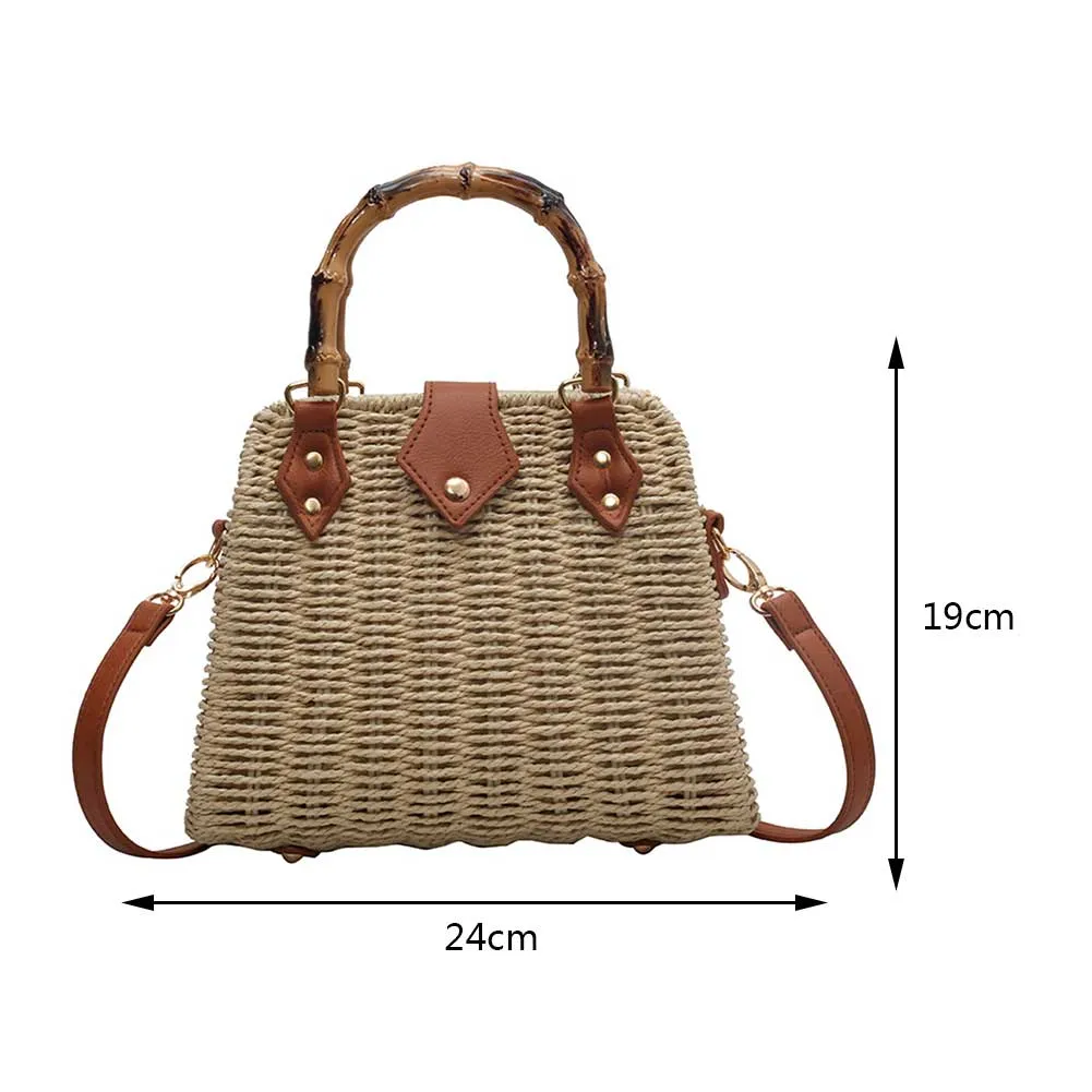 TEEK - Straw Basket Handbag