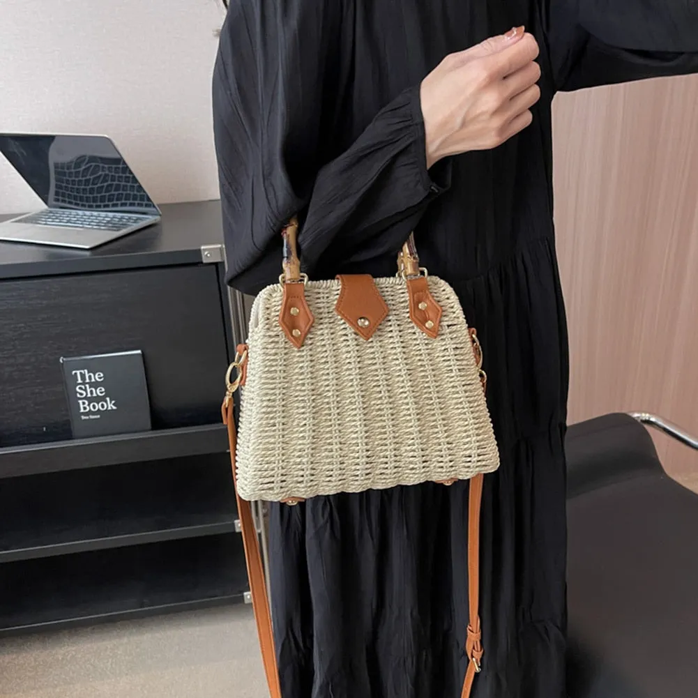 TEEK - Straw Basket Handbag