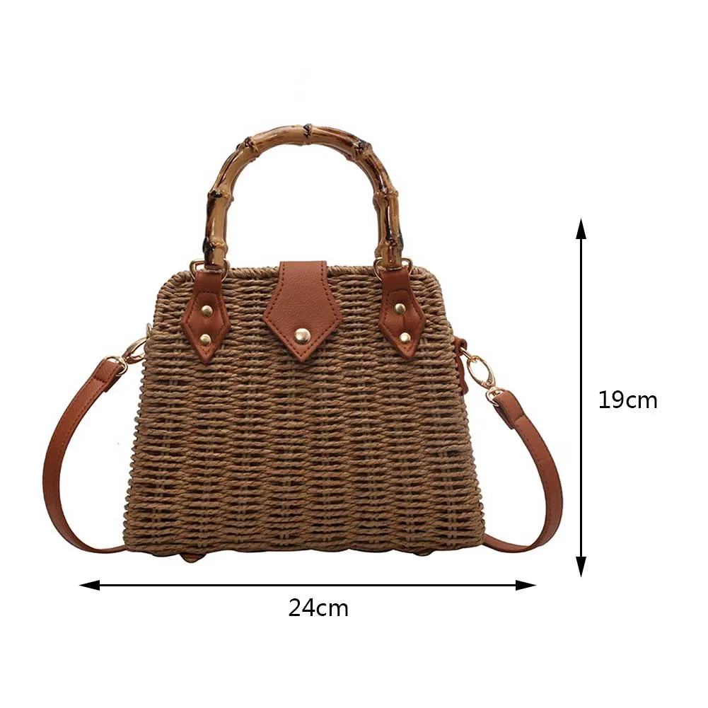 TEEK - Straw Basket Handbag