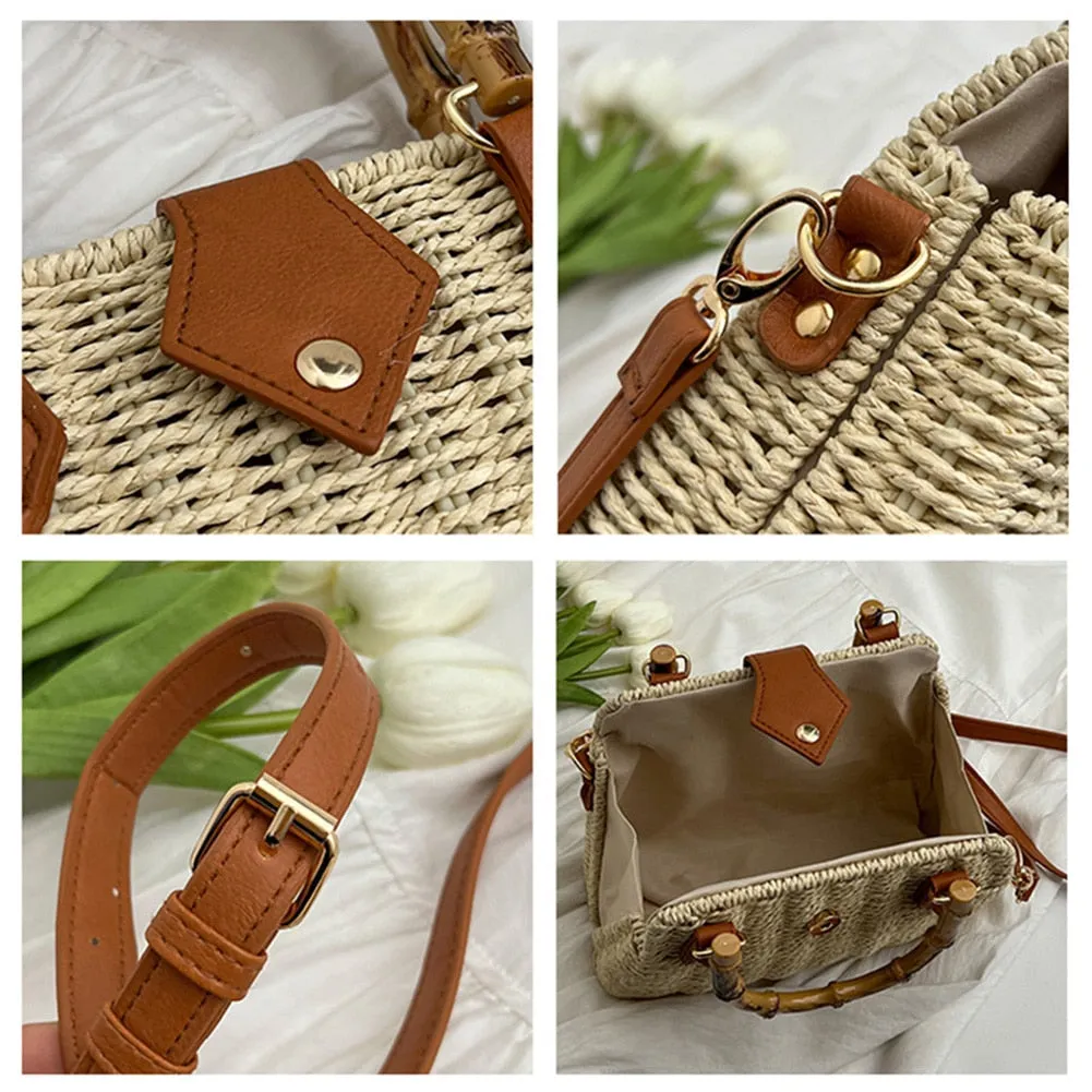 TEEK - Straw Basket Handbag