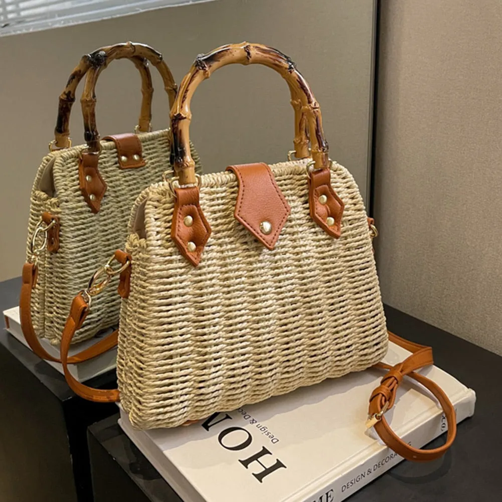 TEEK - Straw Basket Handbag