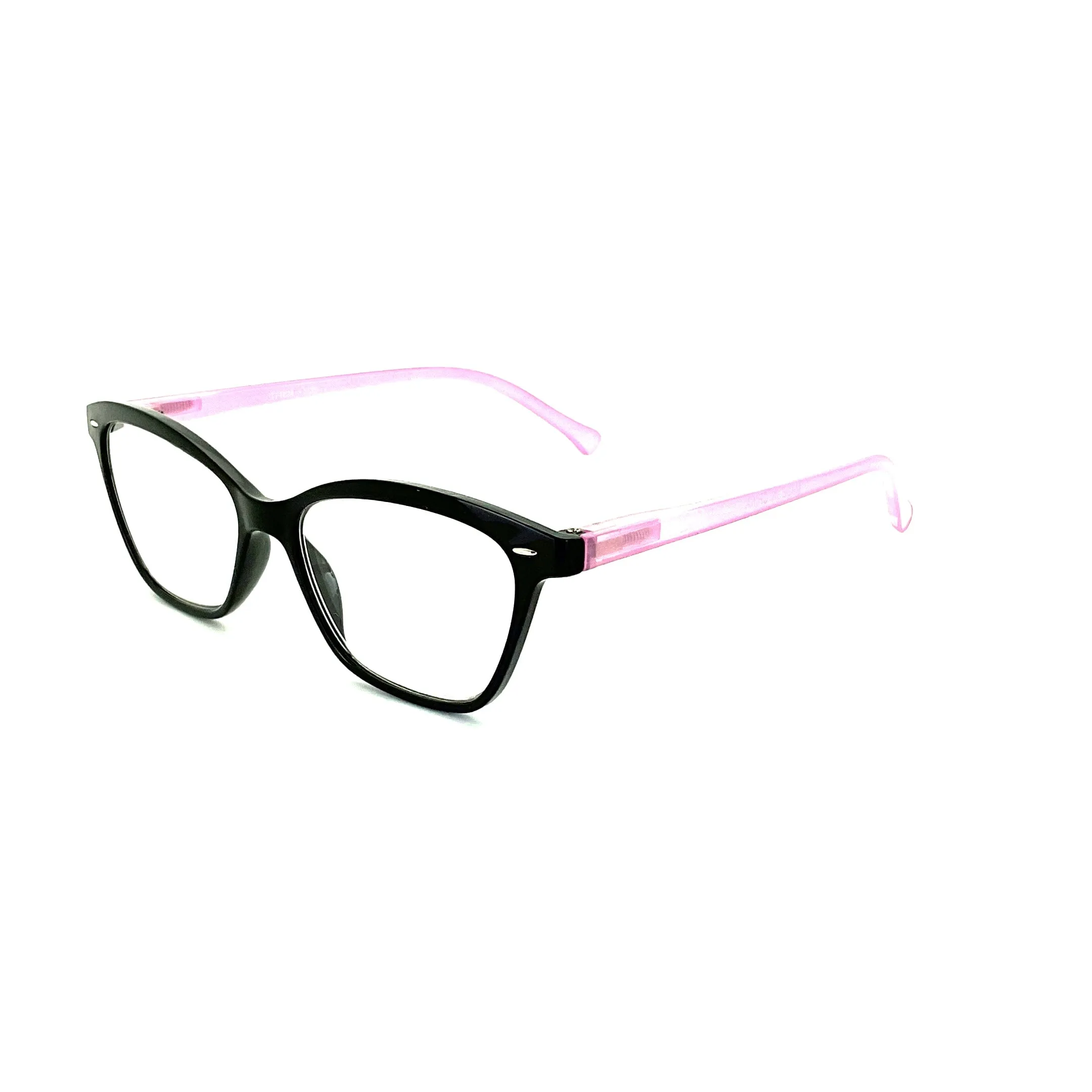 Trendy Fashion Black & Purple Reading Glasses