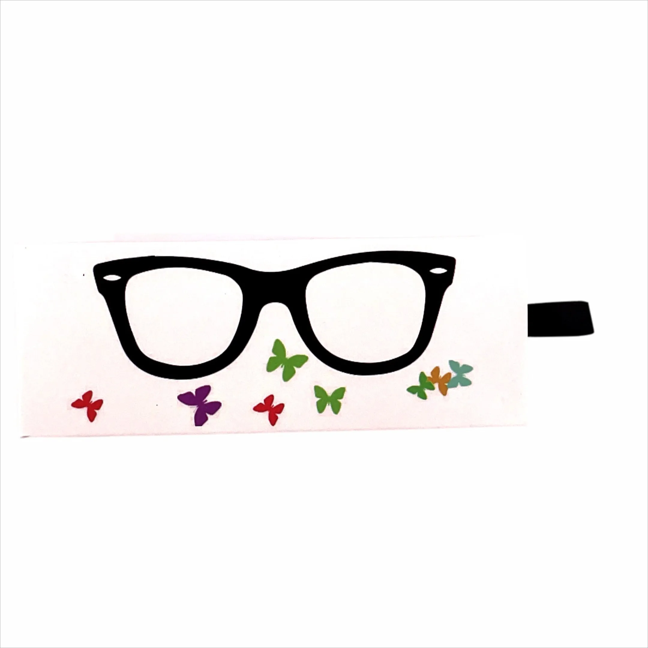 Trendy Fashion Black & Purple Reading Glasses