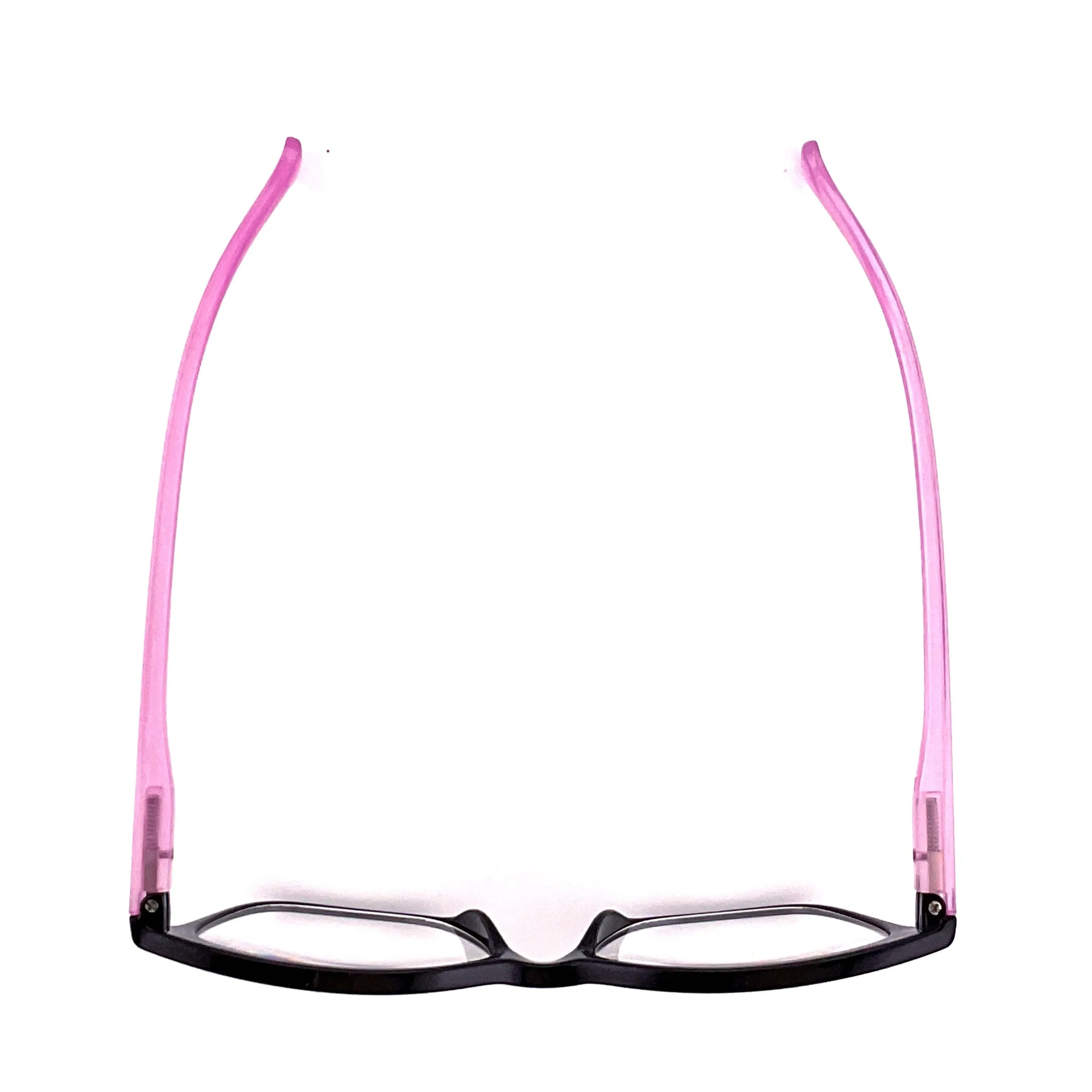 Trendy Fashion Black & Purple Reading Glasses