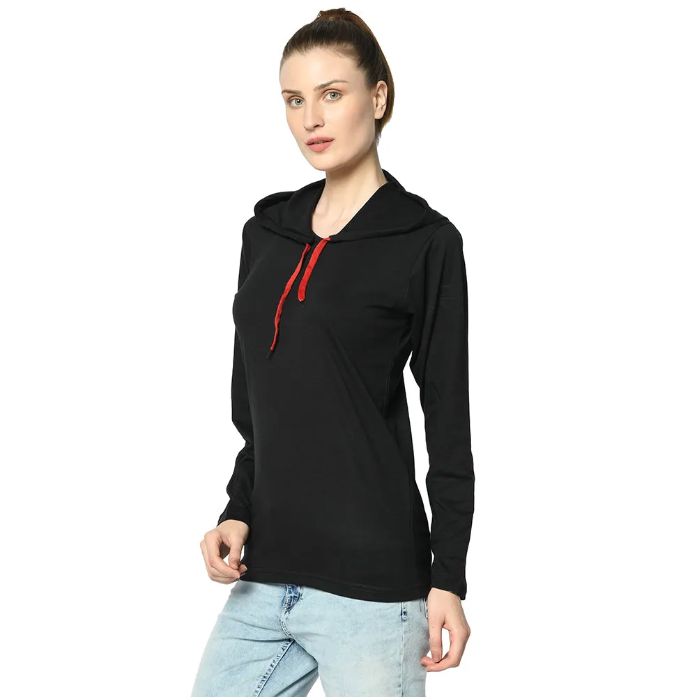 Vimal Jonney Black Color Full Sleeve Tshirt For Women