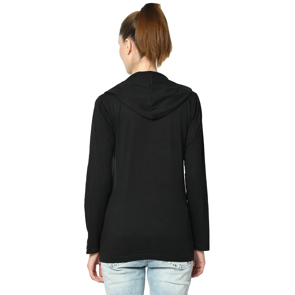 Vimal Jonney Black Color Full Sleeve Tshirt For Women