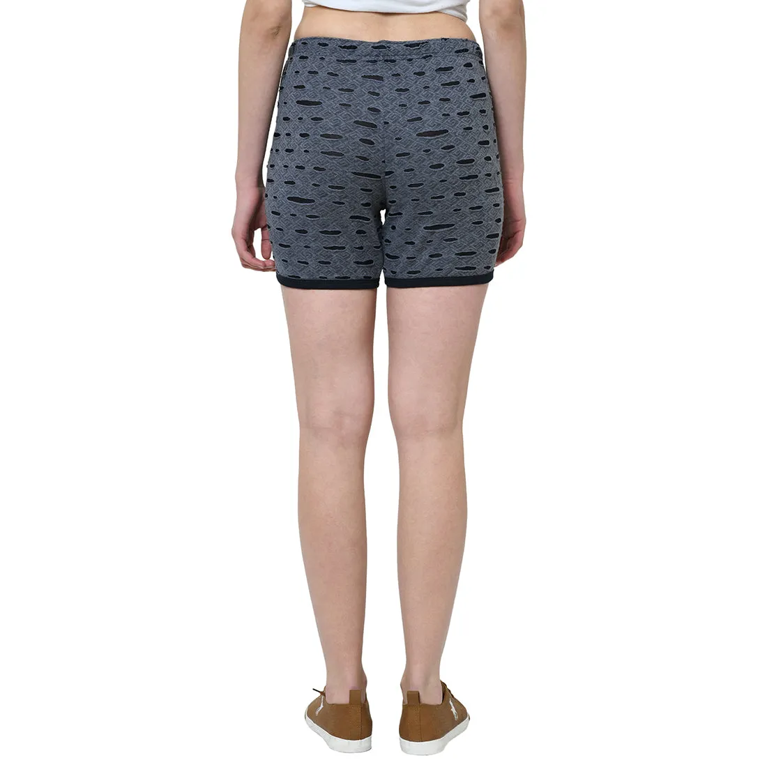 Vimal Jonney Blue Color Shorts For Women