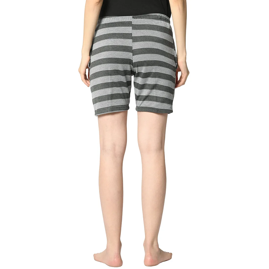 Vimal Jonney Grey Shorts For Women's