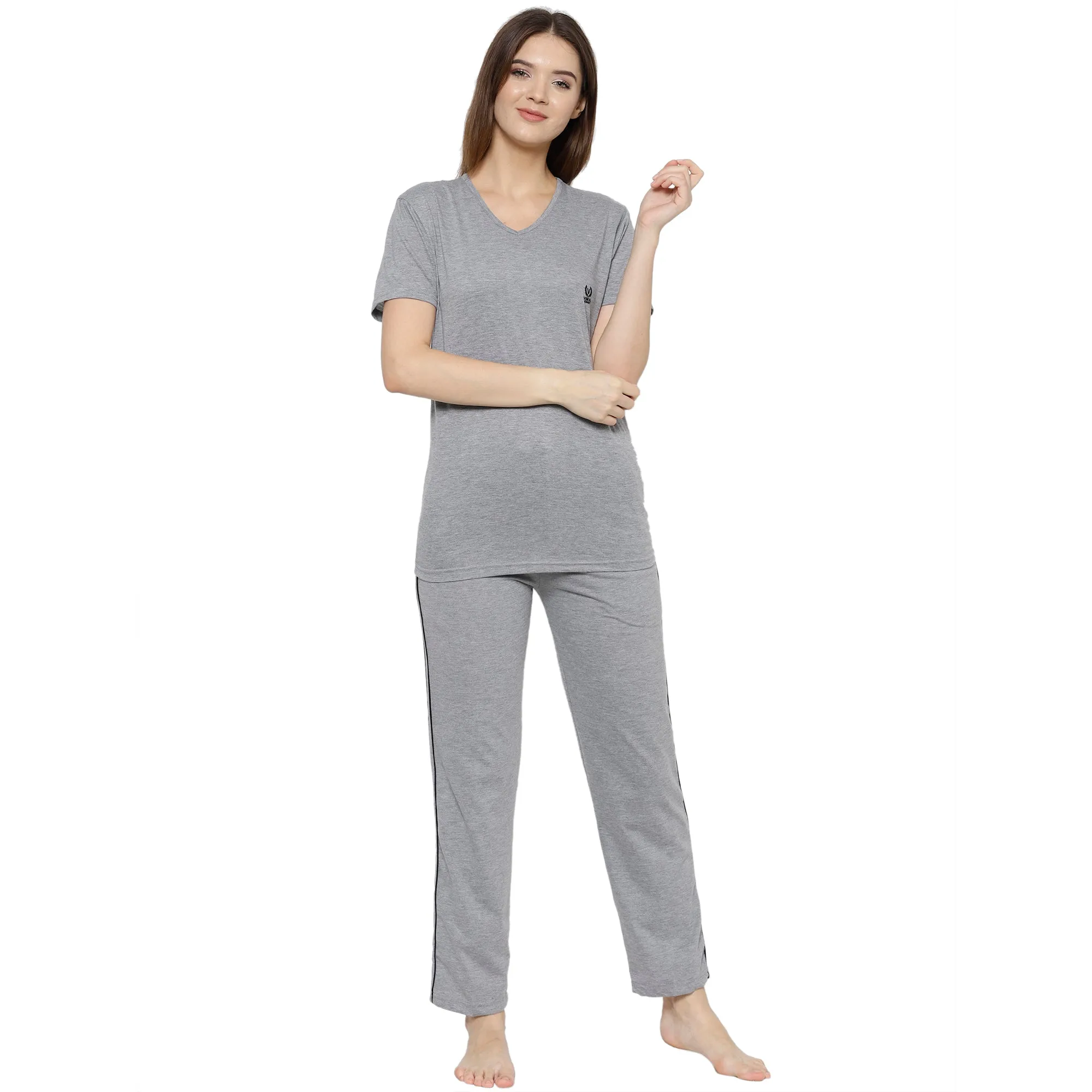 Vimal Jonney Grey Women's Night Suit