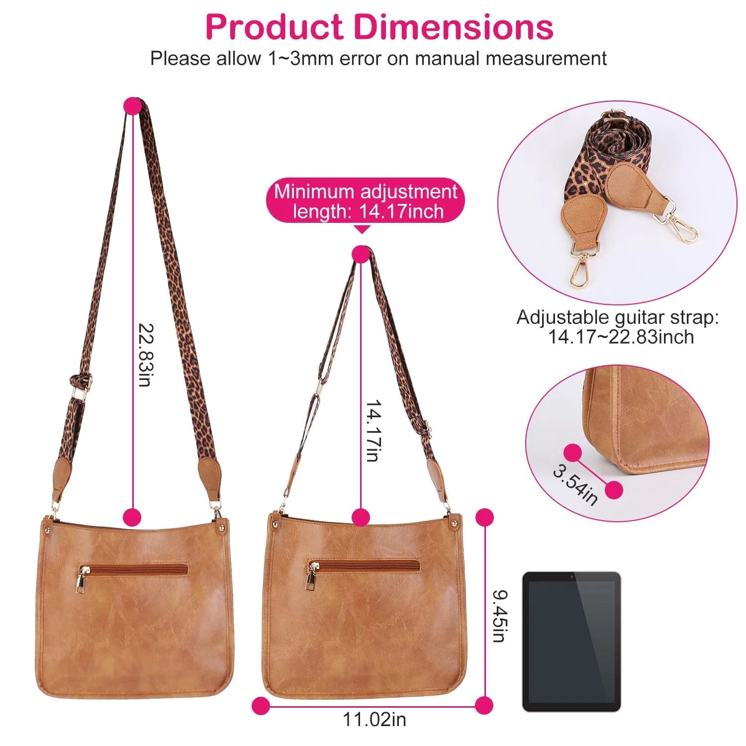 Women Fashion Leather Crossbody Bag